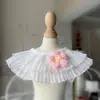 Babeo Lindo de Gato con Popote Perro Mascota Babero de Flor Bebé Muppet Ropa de Gato Decoración Accesorios Accesorios