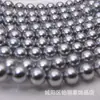 Perlas sueltas de imitación de vidrio redondas de colores, materiales hechos a mano, collar de cuentas casero, accesorios de joyería al por mayor