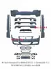 Adecuado para BMW Serie 3 E90 LCI Actualización de Kit de Parachoques y Faldones Laterales Estilo M-tech Modificado Parachoques Delantero Parachoques Trasero Falda Lateral
