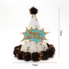 Sombrero de Cumpleaños para Niños y Adultos Punto Láser Reflectante Gorra Puntiaguda de Bola Gorra Puntiaguda de Fiesta Gorra de Corona Gorra de Bola Mao