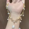 Collar de Perlas Retro Barroco para Mujer Lolita Elegante Cadena para Clavícula de Boda Estilo Palacio de Lujo Ligero Venta al por Mayor