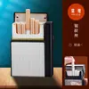 Foco YH035F Criativo Vinte Palitos Pacote Completo Tipo Separado Masculino Inflável Isqueiro Porta-Cigarros Fogo de Artifício Integrado