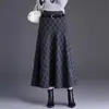 Falda fluida de línea A de longitud media para mujer, nueva colección otoño/invierno 2026, moderna, elegante, versátil y estilizada