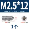 Aço Inoxidável 304/316 Soquete Sextavado Ponta Afiada Parafuso de Fixação Cabeça Cega para Máquina M4M5M6M8M10