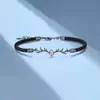 Um veado tem você em amantes de design de nicho pulseira trançada pulseira estudantes tudo combina estilo frio joias de alta qualidade