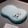 Almohada de Espuma Viscoelástica Verano Seda de Hielo Almohada Vientre de Gato Almohada Cervical para Dormir Cojín Almohada para Cama Oficina