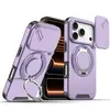 El Nuevo Estuche Lingke es Adecuado para el Teléfono Apple Ip 17Pro. Soporte de Anillo para Ventana Deslizante Recién Actualizado, Anticaídas y Resistente a Golpes
