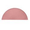 Jogo Americano de Silicone Infantil Anti-Sujeira Grau Alimentício Mesa de Jantar Isolamento Térmico Dobrável Bebê Mesa de Trabalho Semi-Circular Antiderrapante Anti-Incrustante