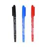 Marcador pequeño de doble punta a base de agua Pluma de gancho pintura artística Marca especial negro azul rojo pluma de secado rápido al por mayor