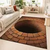 Alfombrilla de suelo de terciopelo de cristal estilo americano para entrada de casa, felpudo decorativo resistente al desgaste para sala de estar y dormitorio, alfombra resistente a la suciedad