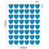 Pegatina de Corazón Flash Láser Impermeable para Estudiante, Manualidades, Cuaderno, Decoración de Regalo, Etiqueta con Forma de Corazón, Pegatina Selladora Autoadhesiva