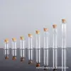 Garrafa de vidro de cortiça de 22 mm de diâmetro, tubo transparente, garrafa de chá de ervas com alto teor de borosilicato, presente, garrafa de desejos, garrafa de lanugo