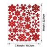 Adesivos de Floco de Neve de Natal Copyright Americano Glitter Dourado Decoração de Feriado Sacolas de Presente DIY Adesivos de Floco de Neve de Inverno