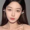 Super Fada Brilhante Diamante Borboleta Ear Cuff 2026 Novo Modelo com Design Deslumbrante, Clipe de Orelha de Fada Indolor, Não Precisa de Piercing