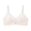 Seda de Hielo 961 Nuevo Ropa Interior Simple Anti-Caída Pecho Pequeño Push-Up Ajustable Sexy Sujetador