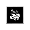 Estilo Gótico Oscuro Europeo Insignia Redonda de Aleación Calavera Gato Negro Halloween Dibujos Animados Estilos Mixtos Accesorios de Broche