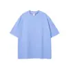 Nuevo Producto de Manga Corta 275g Tono Tierra Holgado Camiseta de Manga Corta Lisa para Hombre Niebla Algodón Puro Marca Trendy para Hombre Ropa para Hombre Tallas Grandes