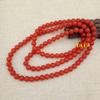 Joyería ágata roja sur pulsera multicírculo 108 cuentas esmeriladas cuentas de rosario collar fabricantes venta al por mayor