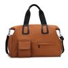 Bolsa de viagem portátil para compras de viagem feminina, bolsa especial à prova d'água em tecido Oxford, bolso multifuncional, bolsa separada para seco e molhado para mulheres