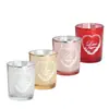 Copo Vazio para Vela Decoração de Casamento Criativa Europeia e Americana Romântica Dia dos Namorados Suporte de Vela de Vidro Decoração de Casa Vela Aromática DIY