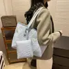 Bolsas Femininas Mais Vendidas para Comércio Exterior, Bolsa Tote de Grande Capacidade, Bolsa de Ombro Estilosa Mãe e Filha, Bolsa de Ombro para o Dia a Dia, Bolsa Simples e Elegante