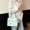 Nuevo bolso de mano floral estilo pastoral, con un delicado estampado floral, un diseño fresco y elegante, un bolso tote de gran capacidad y un bolso de hombro para mujer