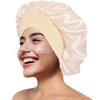 Touca de Beleza Turbante Feminino de Aba Larga e Alta Elasticidade Transfronteiriça da Amazon Touca de Banho Touca para Cuidado Capilar Touca de Cuidado Feminino Touca de Dormir de Cetim