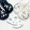 2026 Moda Nuevo Versátil Zueco de Oso con Cuentas Accesorios para Zapatos DIY Dijes Desmontables para Zapatos Hebillas de Zapatos de Alta Gama