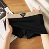 Pantalones Cortos de Seda Helada para Mujer Pantalones de Seda Helada para el Hogar de Mujer Pantalones de Seguridad de Cintura Media para Niñas Bragas Cómodas y Transpirables para Mujer