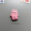 Acessórios de Chaveiro DIY de Resina para Móveis Porquinho Capa de Celular Bolsa Grampo de Cabelo para Carro Adesivo de Geladeira Adesivo de Porquinho