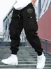 Amazon Wish Pantalones Cargo Deportivos de Exterior de Primavera y Otoño para Hombre con Bolsillos y Puños, Dropshipping Disponible