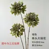 Dalias, peonías y crisantemos artificiales de un solo tallo para arreglos de boda, decoración de muebles de alta gama y dalia crisantemo