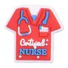 Atención Médica Transfronteriza Pequeña Joyería Decorativa Parche Suave de PVC Broche Pasador Funda para Teléfono Móvil Dibujos Animados Accesorios DIY