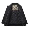 Chaqueta de algodón con grafeno, moderna y cálida, para hombres jóvenes y de mediana edad, abrigo de algodón casual de corte holgado, engrosado para el invierno, a prueba de frío, cálido, con cuello de béisbol
