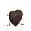 Bolso de Amor Transfronterizo para Mujer 2023 Único de Nicho Bolso Cruzado con Cadena Celebridad Cibernética Cierre de Pinza Bolso de Cena Móvil para Damas