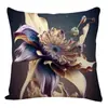 Nuevas Fundas de Almohada de Lino de la Serie Peacock de Amazon, Pájaros Flores, Cojines de Animales, Sofá de Coche, Cojines de Cama