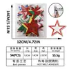 Parche Bordado de Estrella de Cinco Puntas con Purpurina de Nuevo Estilo, Accesorios de Ropa y Equipaje de Venta Caliente Transfronteriza, Parche Decorativo Termoadhesivo