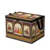 Caja de Almacenamiento Plegable Creativa Transfronteriza con Gran Capacidad y Tapa, Organizador Portátil para Juguetes y Ropa, Personalizable