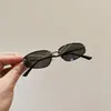 2026 Novo Modelo Metal Cor Gradiente Tendência Unissex Olho de Gato Moda Europeia e Americana Personalidade Tendência Proteção Solar Óculos de Sol