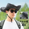 Sombrero de Camuflaje 15CM Sombrero de Ala Grande Verano Nuevo para Hombres Sombrero de Pesca Senderismo Sombrilla Sombrero para el Sol Sombrero de Pescador para Hombres