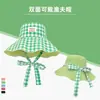 Sombrero de Pescador Amarillo Floral Dulce para Mujer, Sombrero Delgado Transpirable de Protección Solar para Exteriores de Verano con Ala Ancha