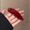 Pinza para el Cabello Retro de Pato Amarillo y Plátano para Mujer, Accesorio para el Cabello para la Parte Trasera de la Cabeza, Pinza Retorcida, Pasador, Pinza para el Cabello de Fruta