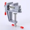 Tornillo de Banco Pequeño Transfronterizo Mini Banco de Trabajo Mesa de Trabajo Multifuncional de Servicio Pesado para el Hogar Alicates Planos Pequeños de Aleación de Aluminio