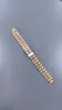 Adecuado para fitbit luxe banda de metal de acero inoxidable tres esferas banda de acero Phoebe pulsera fitbit luxe correa de tres eslabones