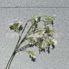 Flores de Dáfne artificiales, pequeñas decoraciones florales, plantas de junco, accesorios para plantas de interior, decoraciones de suelo para paisajismo, arreglos de boda