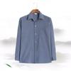 Camisa de Manga Larga para Hombres Jóvenes y de Mediana Edad Camisa Delgada de Primavera y Otoño Ropa Casual Color Cárdigan Holgado Camisa Delgada de Verano