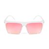 2023 nuevas de moda espejo cruzado hombres y mujeres recubrimiento de lentes punk steam polígono gafas de sol multicolor