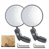 Espejo retrovisor para bicicleta de montaña, carretera, coche, plegable, convexo, universal, para montar en bicicleta