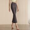 Pantalones Deportivos Acampanados Elegantes Adelgazantes de Cintura Alta Nuevos Levanta Caderas Vientre Pilates Pantalones Ajustados Moda Micro Pantalones de Yoga