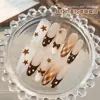 Accesorios de Resina para Uñas con Forma de Lazo Tendencia Versátil Mini Pajarita DIY Decoraciones de Uñas de Dibujos Animados